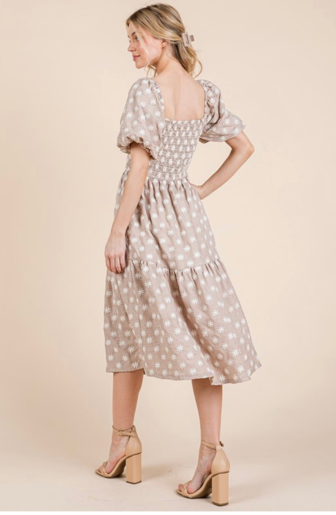 Rebeca Taupe Dress