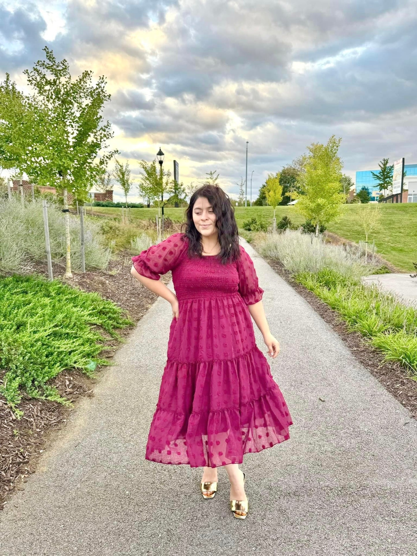 Sara Exclusive In Burgundy