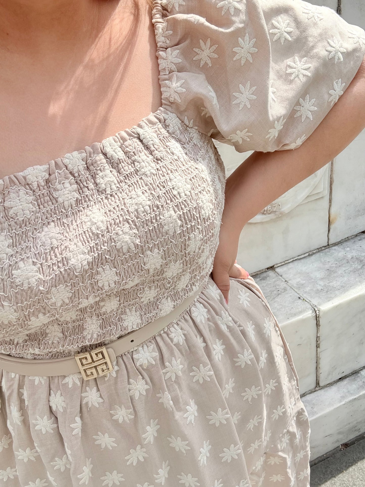 Rebeca Taupe Dress