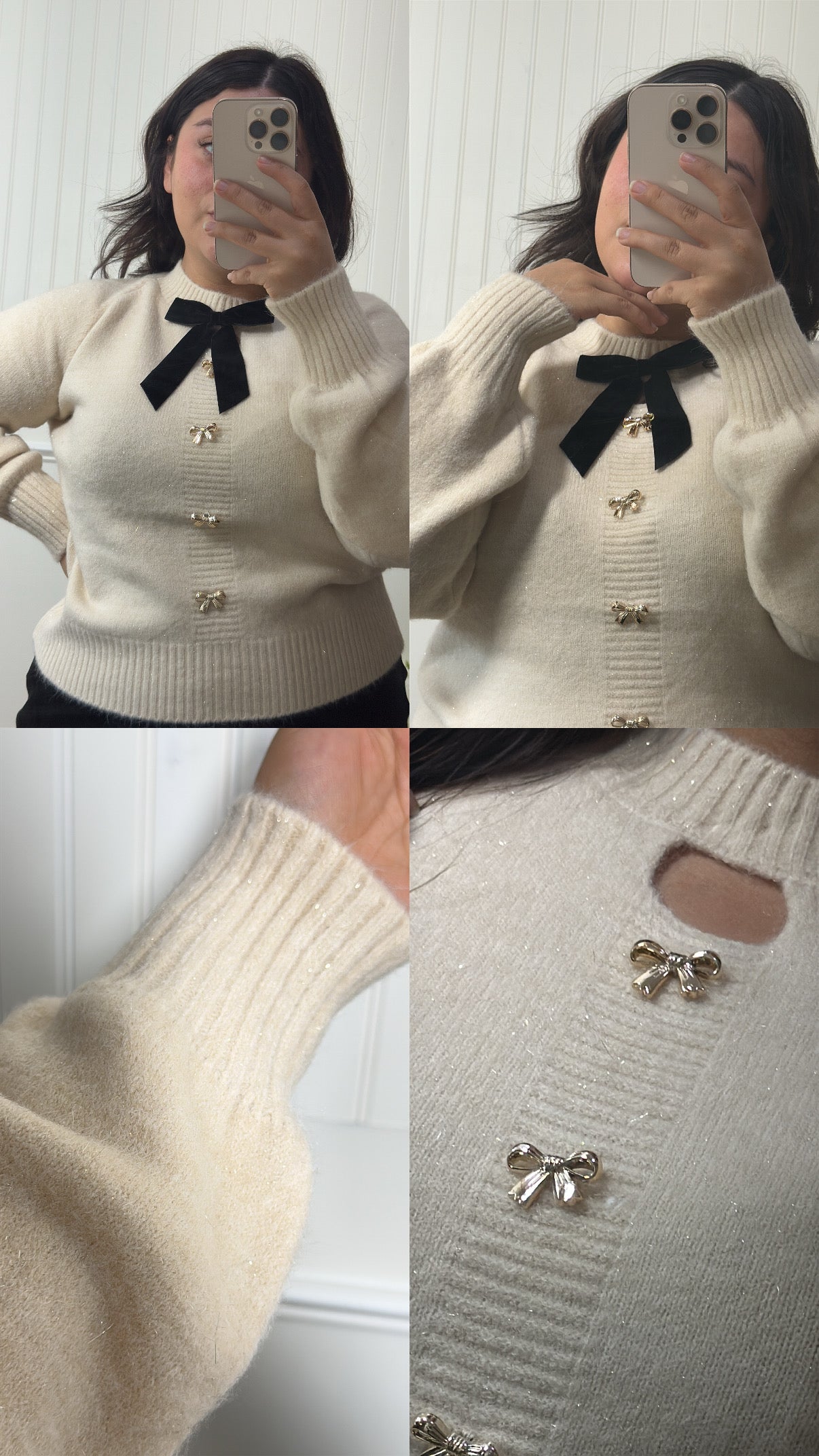 Charming Sweater In Cream