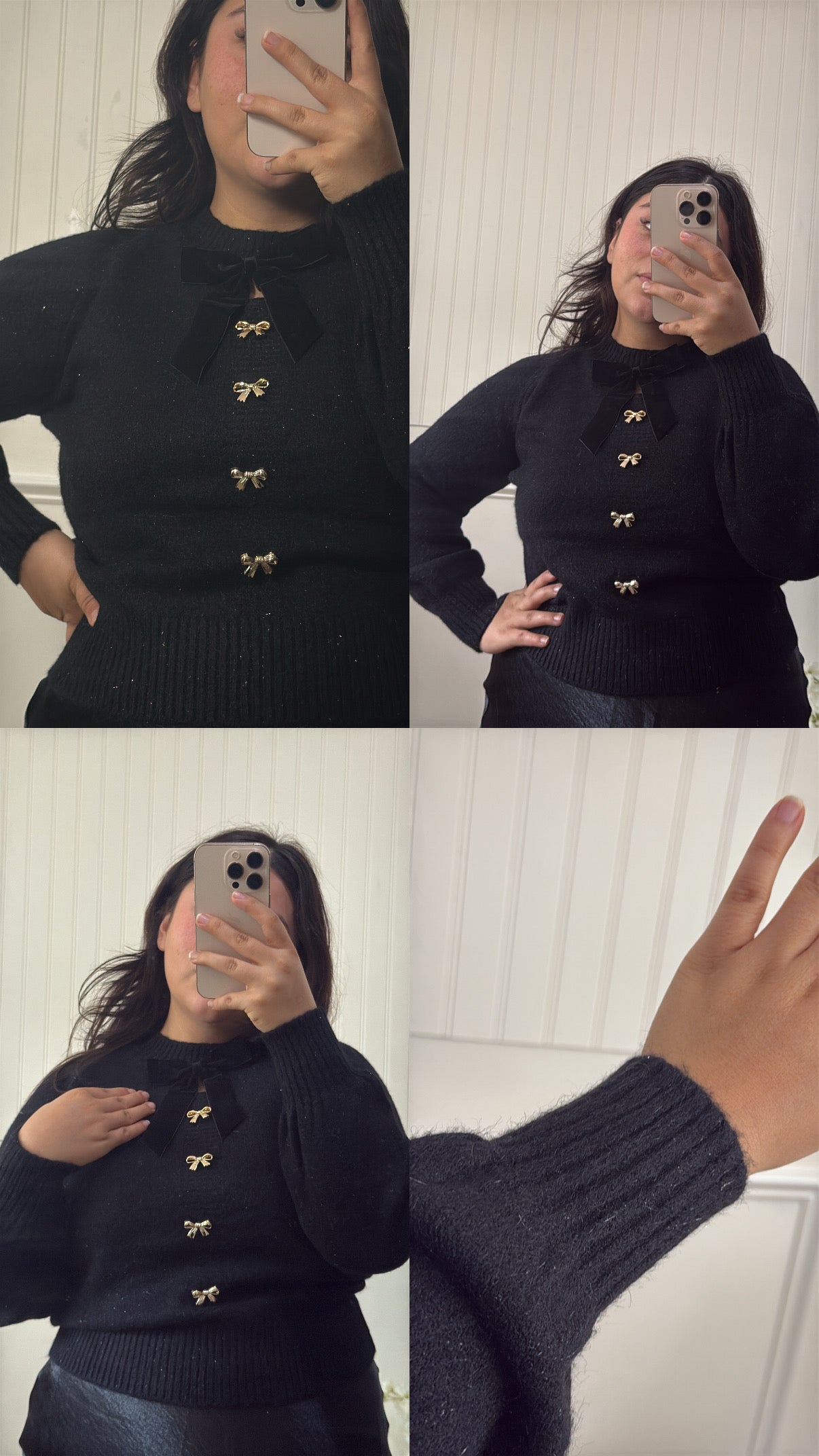 Charming Sweater In Black