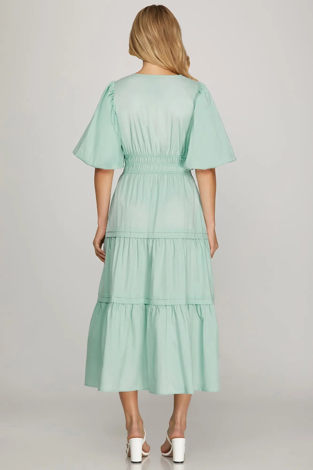 Loren Dress In Mint