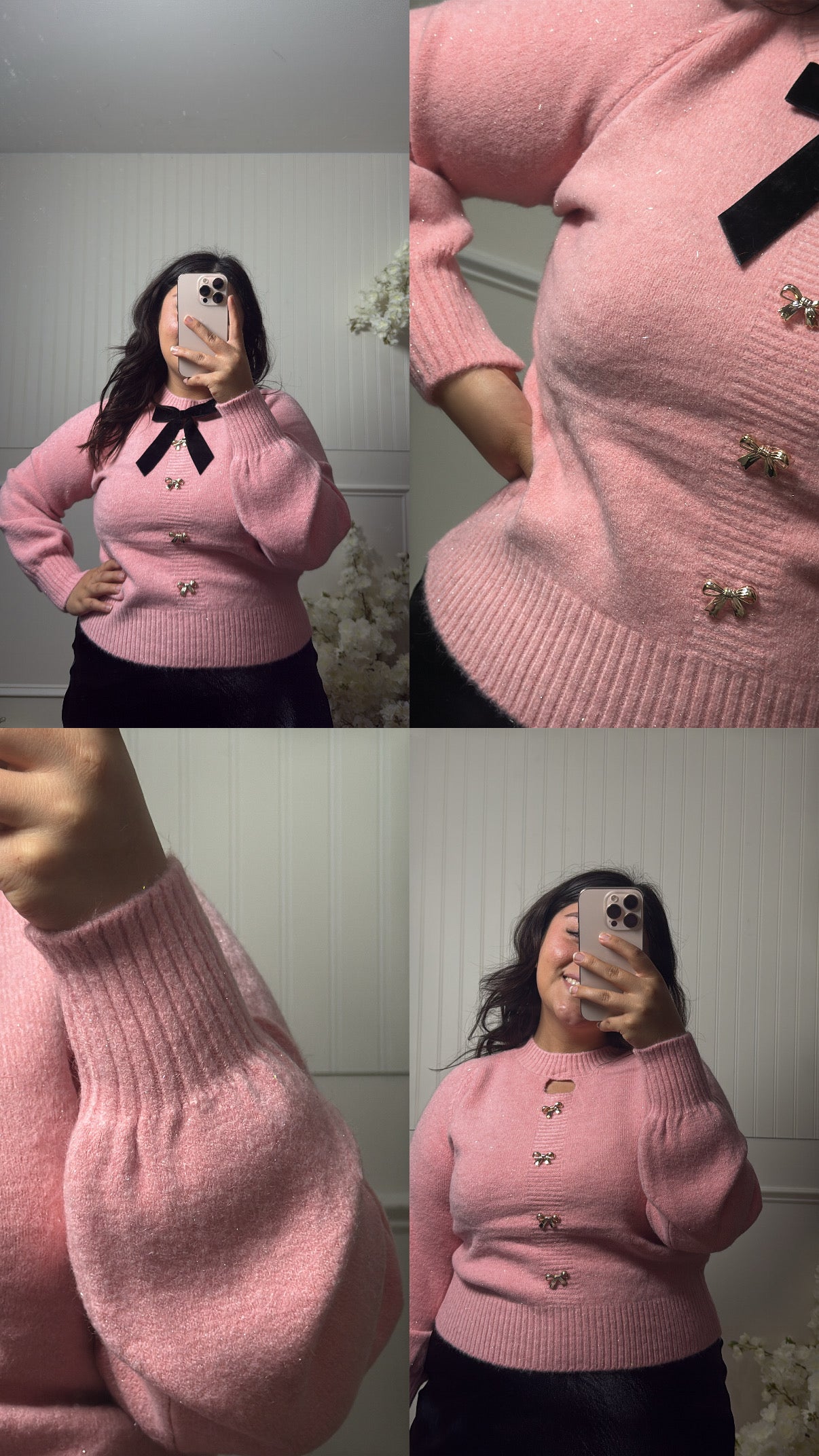 Charming Sweater In Pink
