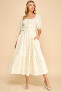 The Nina Dress Blue Bows