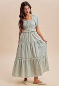 Belen Dress in Sage
