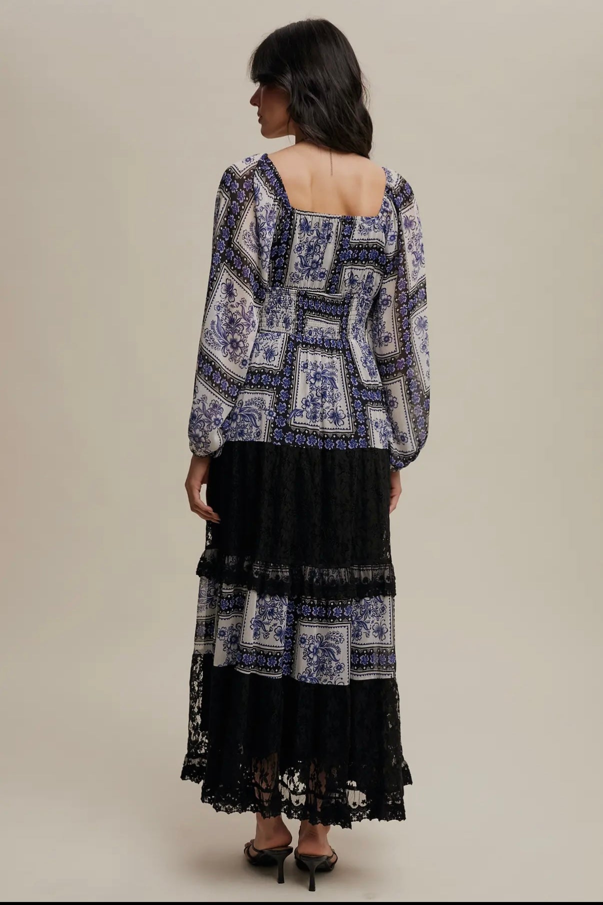 Boho Blue Dress