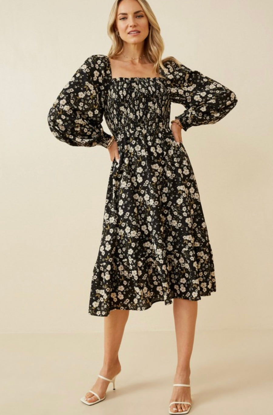Roselin Black Dress