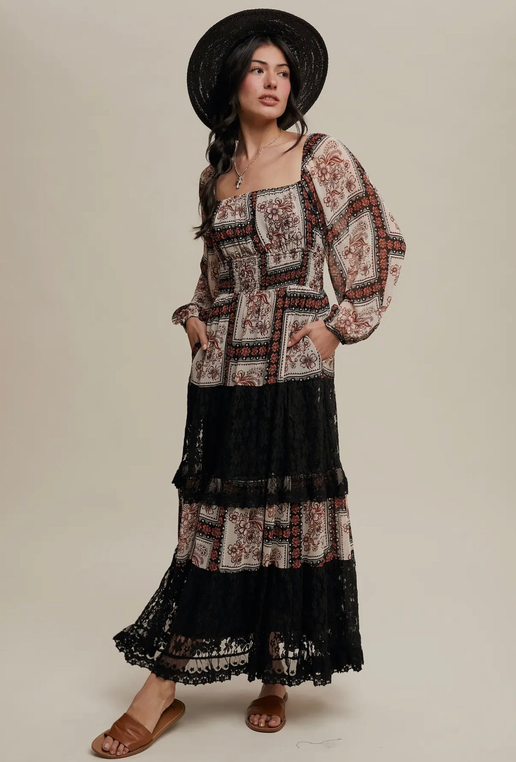 Boho Red Dress