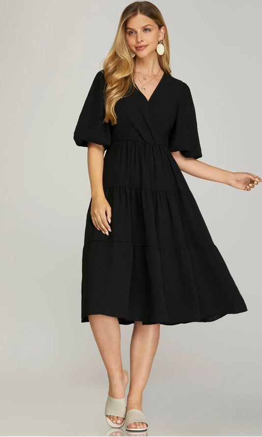 The Alondra Dress In Black