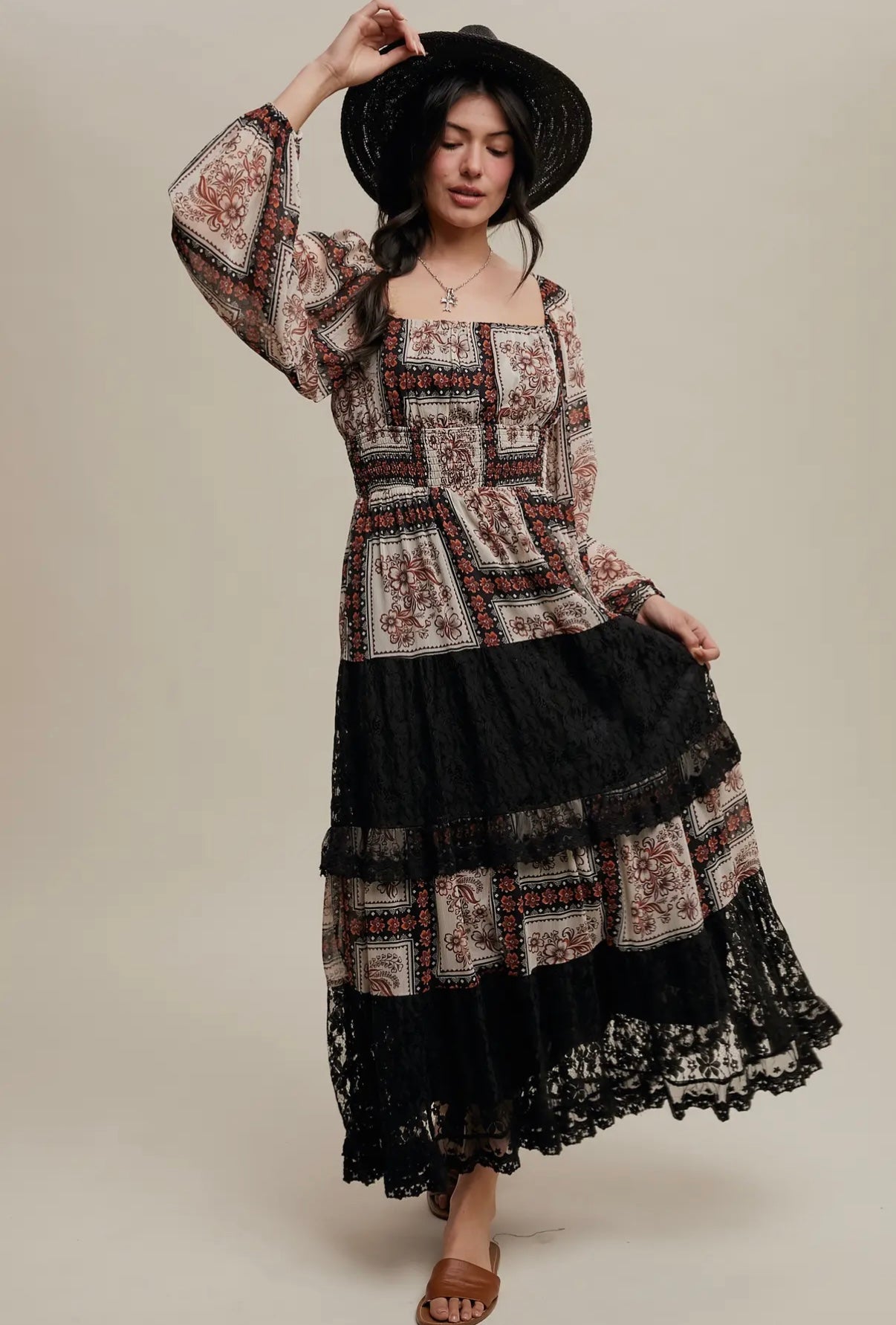 Boho Red Dress